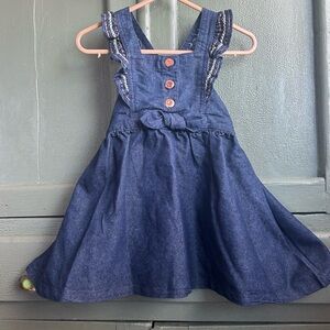 NWT Denim jumper dress